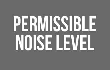permissible noise level